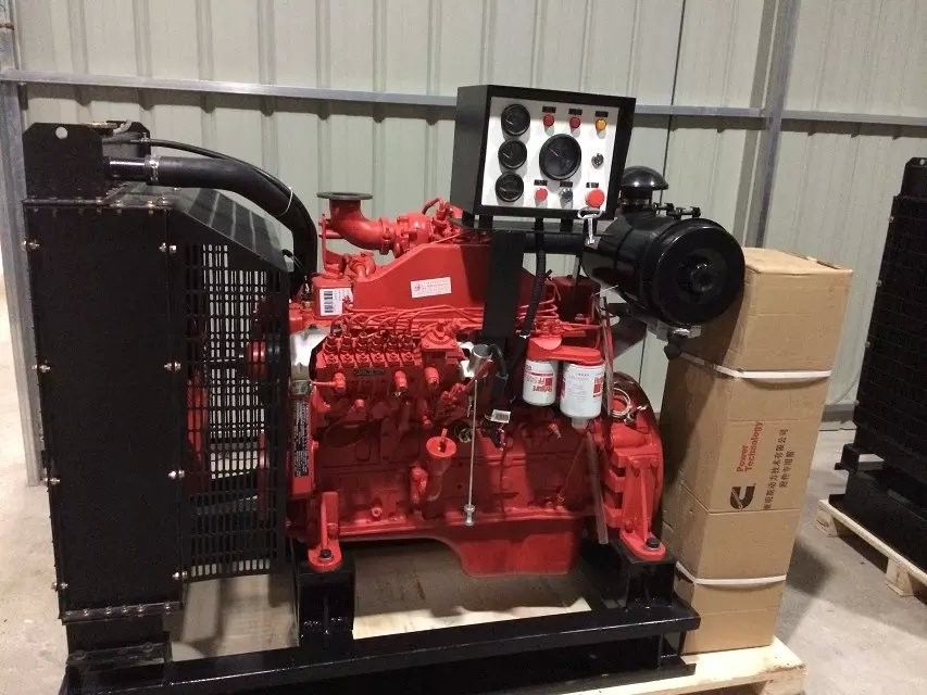 Power Water Pump Stationary Diesel Engine Motor , Cummins 4BT Diesel Engine 4 Cylinder