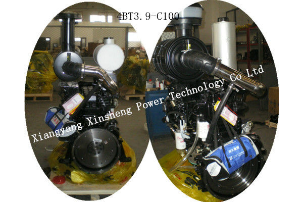 DCEC Cummins turbocharged Maschine 4BT3.9-C100 4 Zylinders 75KW/100HP für die Technik der Maschinerie